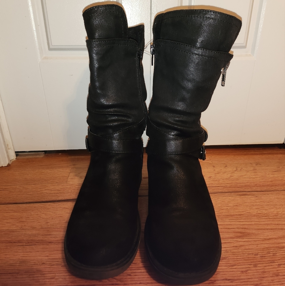 Carlos Santana Moto Boots